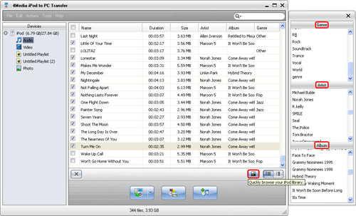 iPod to PC Transfer Software